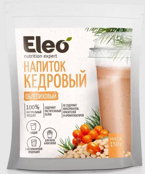 Напиток кедровый Облепиховый Eleo 150г фотография