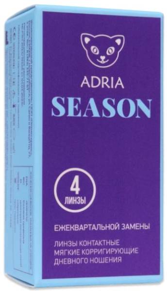 Линзы контактные Adria Season Morning q38 8.6, -6,50 4шт фотография