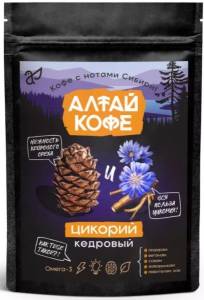 Кедровый напиток Алтай кофе цикорий Алтай-Селигор 120г