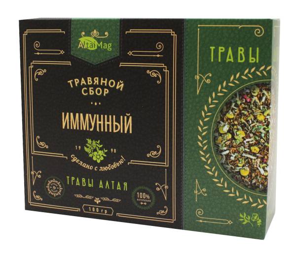 Сбор травяной Иммунный АлтайМаг 100г фотография